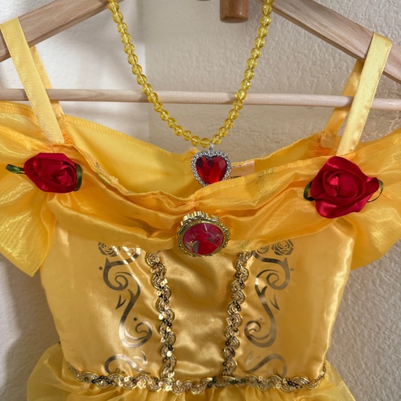 Disney Princess Belle Majestic Dress-Up Set Beauty & The Beast Costume 4-6X - Picture 3 of 7